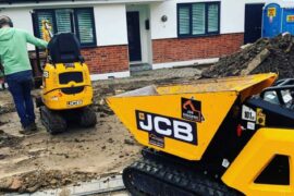 mini diggers fleet hire services 88