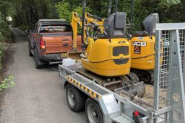 mini diggers fleet hire services 91